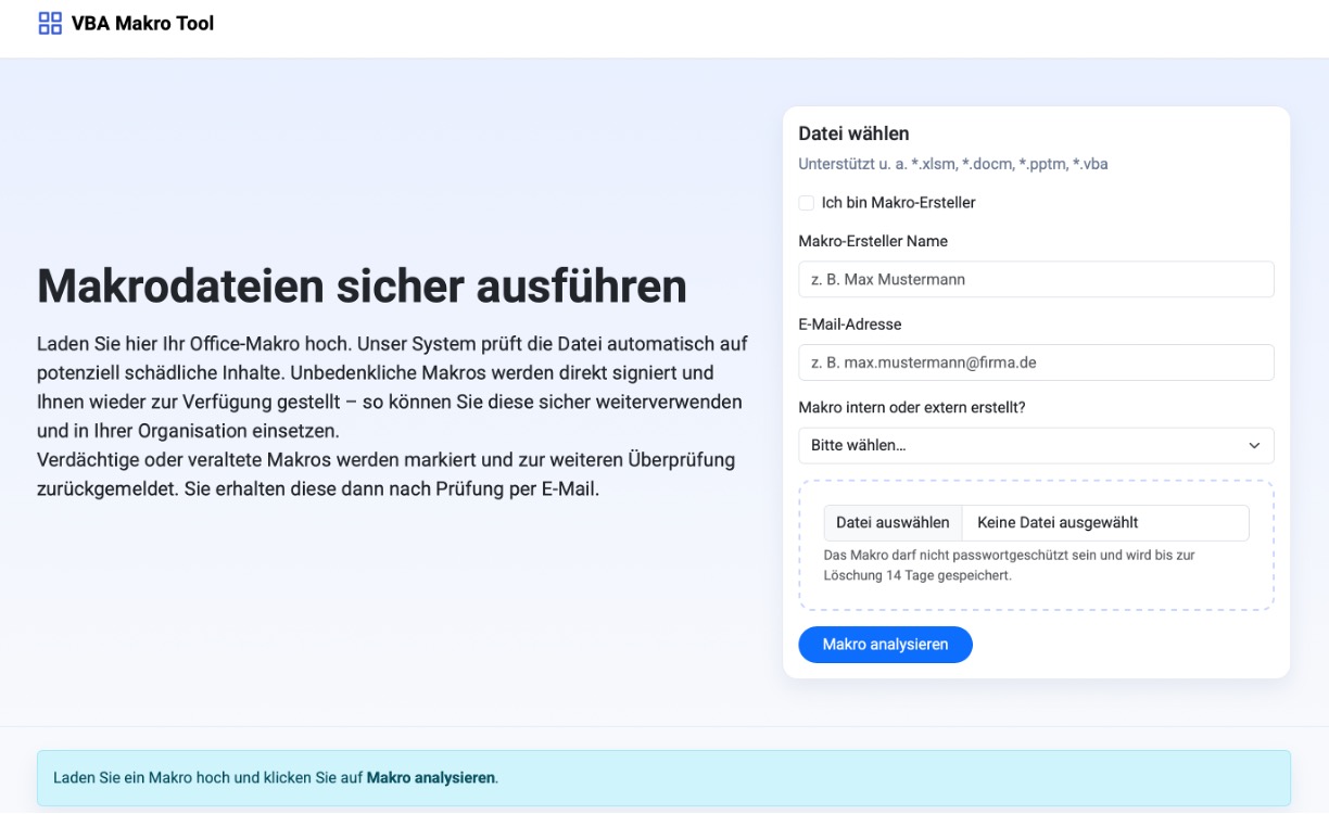 Makro Screenshot
