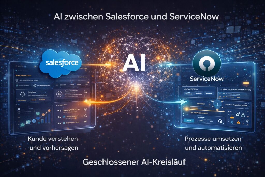 AI Integration zwischen Salesforce und ServiceNow