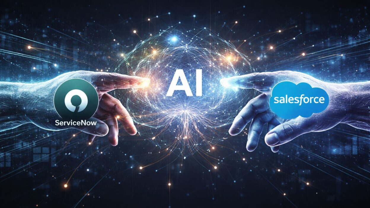 Verbindung von ServiceNow und Salesforce durch KI