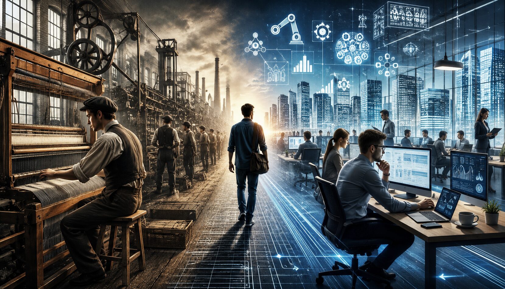 Die neuen Weber? Was Wissensarbeiter von der industriellen Revolution lernen können