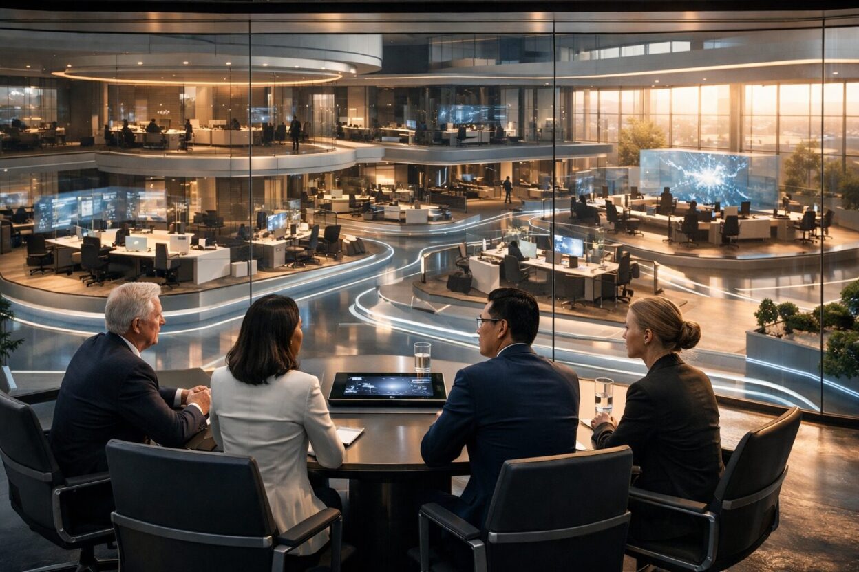 Professionelles Businessbild zum Thema Hermes als KI-Unternehmen
