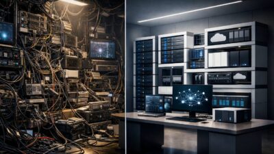 Professionelles Businessbild zum Thema Fehler beim KI-Plattformbau