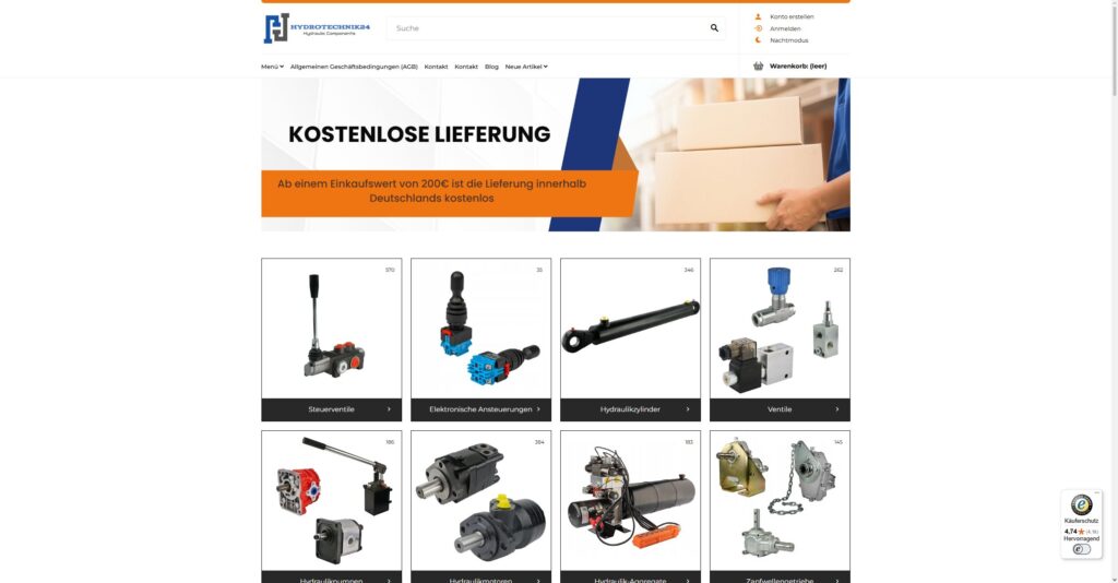 Leistungshydraulik OnlineshopHydrotechnik24
