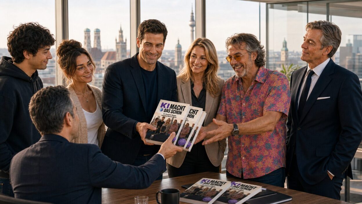 Ein Unternehmen verschenkt den KI-Business-Roman KI macht das schon an ein Team