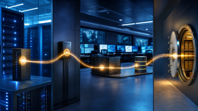 Lichtspur eines Testereignisses durch Server, Sicherheitsleitstelle und geschütztes Archiv