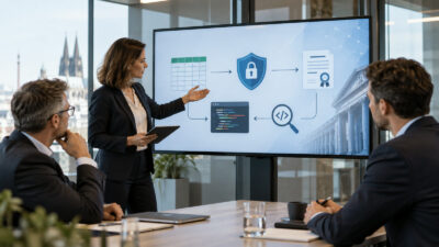 Business-Szene zu DORA Makro Tool Banken mit sicherer Prüfung digitaler Automationen