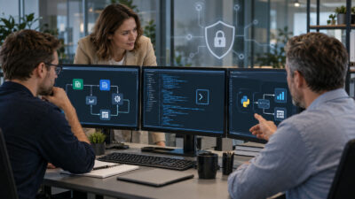 Mittelständisches Unternehmen bei der sicheren Prüfung von VBA PowerShell Python Mittelstand