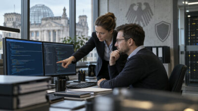 Business-Szene zu PowerShell Python Behörden prüfen in einer sicheren Organisation