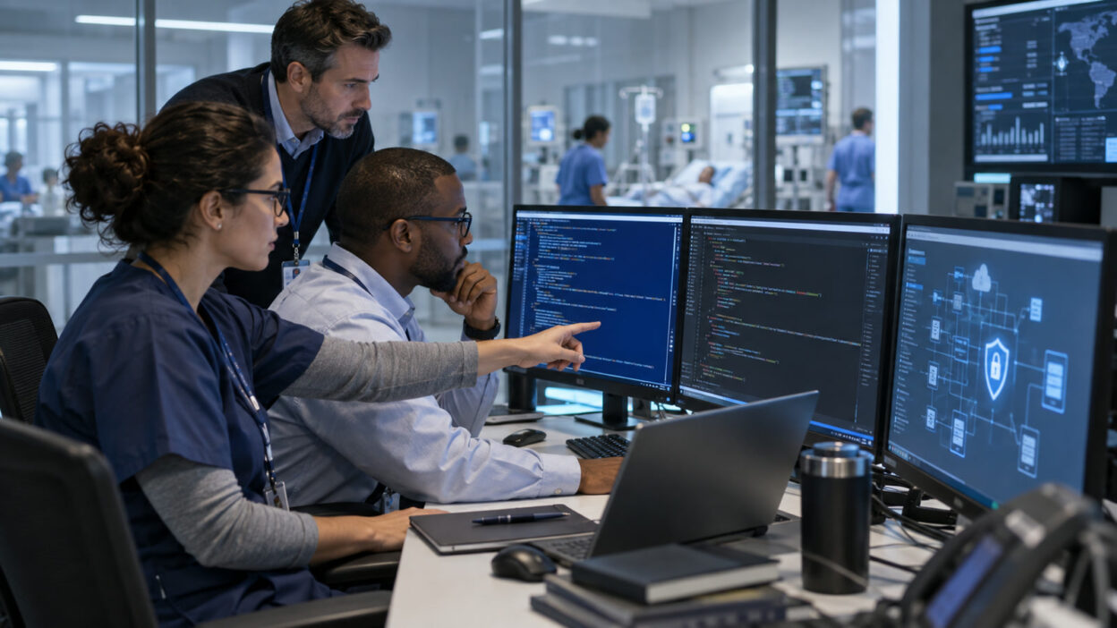 Business-Szene zu PowerShell Python Krankenhaus prüfen in einer sicheren Organisation