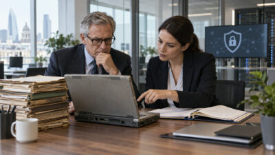 Business-Szene zu DORA passwortgeschützte VBA Makros mit sicherer Prüfung digitaler Automationen