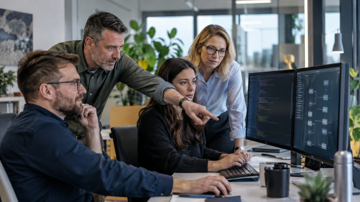 Business-Szene zu VBA Makro Tool Ampellogik und sicherer Prüfung von Office-Makros