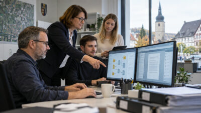 Business-Szene zu Makro Tool Kommunen in einer sicheren Organisation