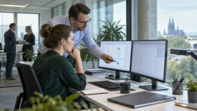 Business-Szene zu BSI Makro Audit SHA-256 und sicherer Prüfung von Office-Makros