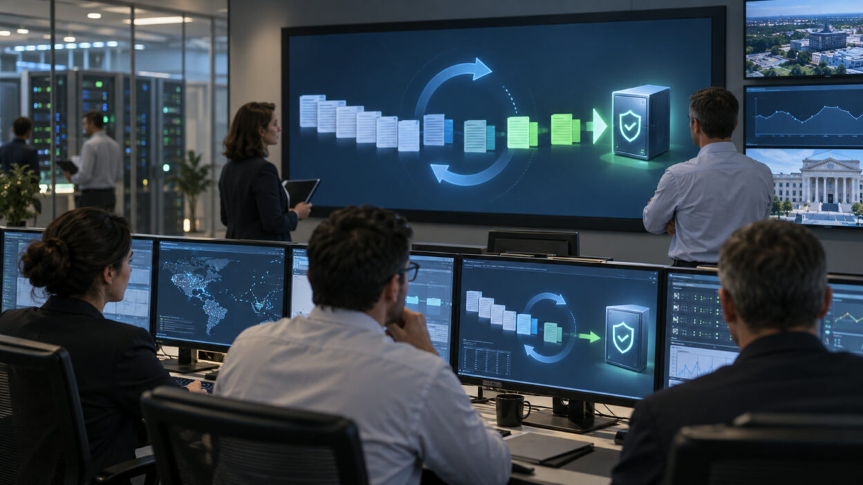 Business-Szene zu Makro Resilienz Behörden mit sicherer Prüfung digitaler Automationen