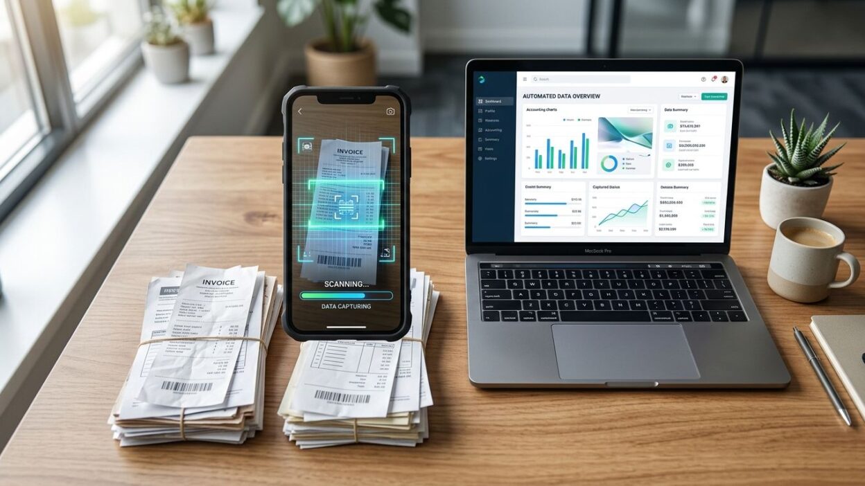 Automatisierte Belegerfassung mit Smartphone und Buchhaltungssoftware